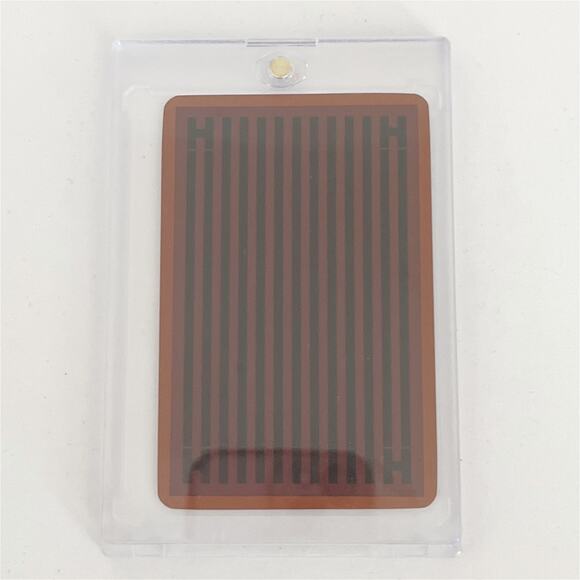 HERMES 3 of Spades Playing Card Orange Stripe Logo in Hard Sleeve - Picture 3 of 6